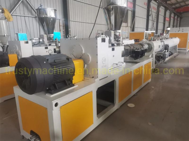 50mm-160mm Width PVC Pipe Making Machine Production Line