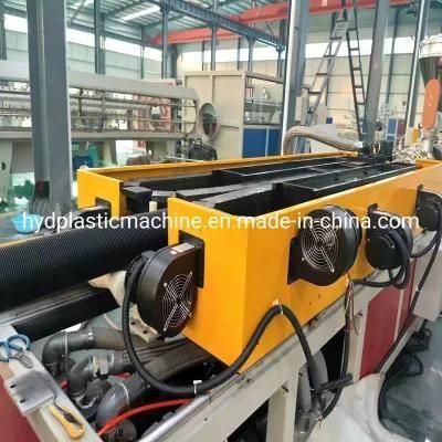 High Standard PVC Plastic Single Wall Corrugated Pipe Extruder Machine