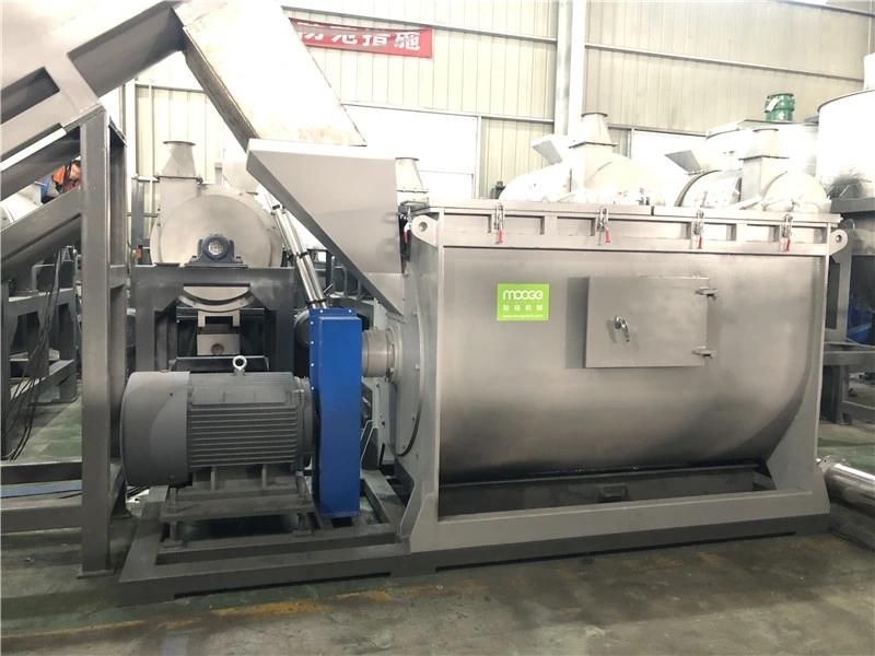 Waste Plastic Mulching Film / Raffia Bag Washing Recycling Production Line