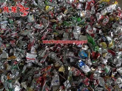 Double Shaft Used Coke Cans Aluminum Shredder