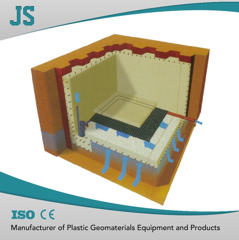 Automatic HDPE Water Drain Board Making Machine