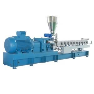 Nanjing Te-65 Twin Screw LDPE Plastic Granules Masterbatch Pelletizer Making Machine