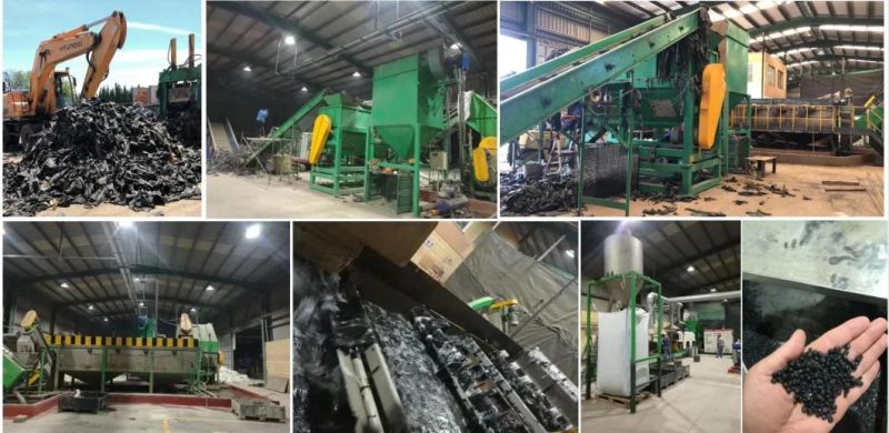 Waste Plastic Recycling Machine for Mulching Film Sand Remover 98% with CE