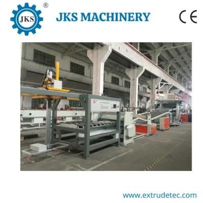 PVC Spc WPC Lvt Wood Composite Vinyl Flooring Tile Machine