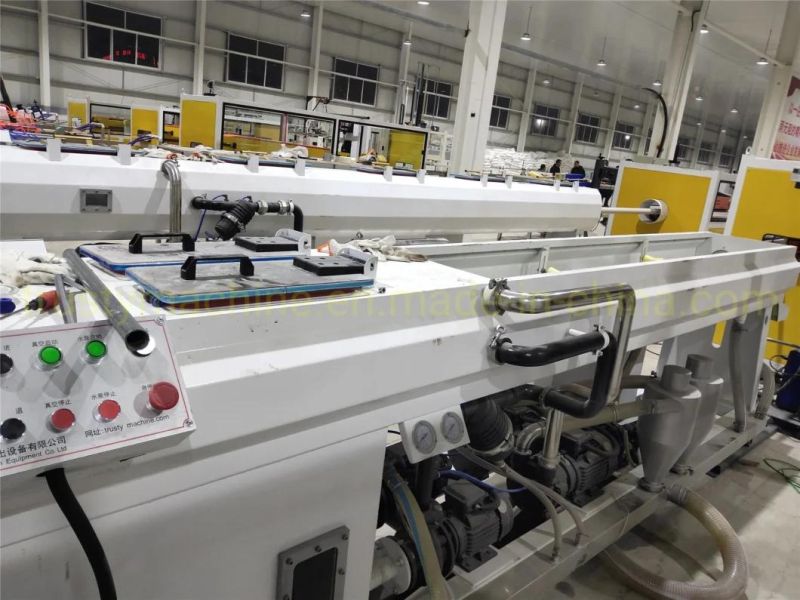 12-50mm High Efficiency Plastic PVC Double Pipe Extrusion Line