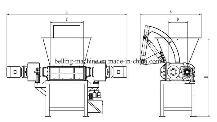 Wasted Pet Bottle/Film/Lampsheet Plastic Crusher