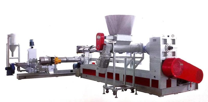 Jws Double Steps Plastic PP/PE Thin Film Woven Bag/Foaming Products Pelletizer/ High Output/ /Two Extrusion Plastic Recycling Pelletizing Machine