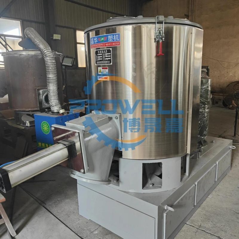 Resin Powder Stirring Blender/PVC Vertical Plastic Compound Mixing Machine/High Speed Hot Mixer for Plastic/PVC Powder Heating Mixer Machine