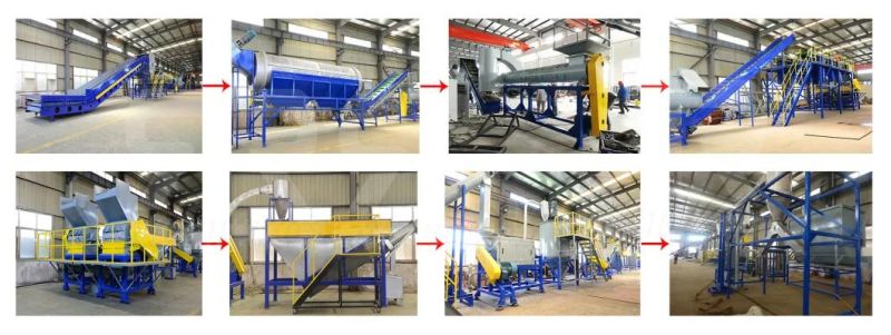 Waste Bottle Washing Plant Plastic Pet Bottle Washing Recycling Machine