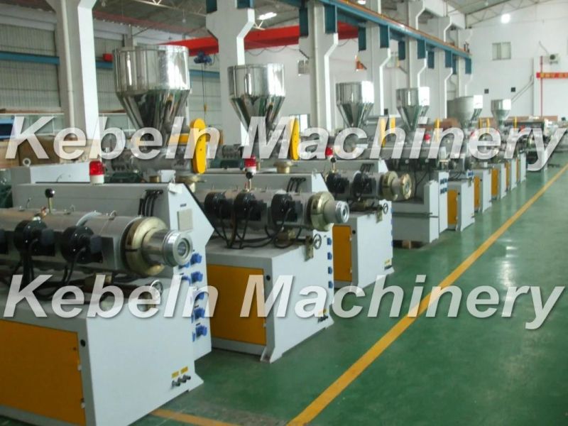 Kebeln 65/132 Conical Twin Screw Extruder for Plastic Pipe