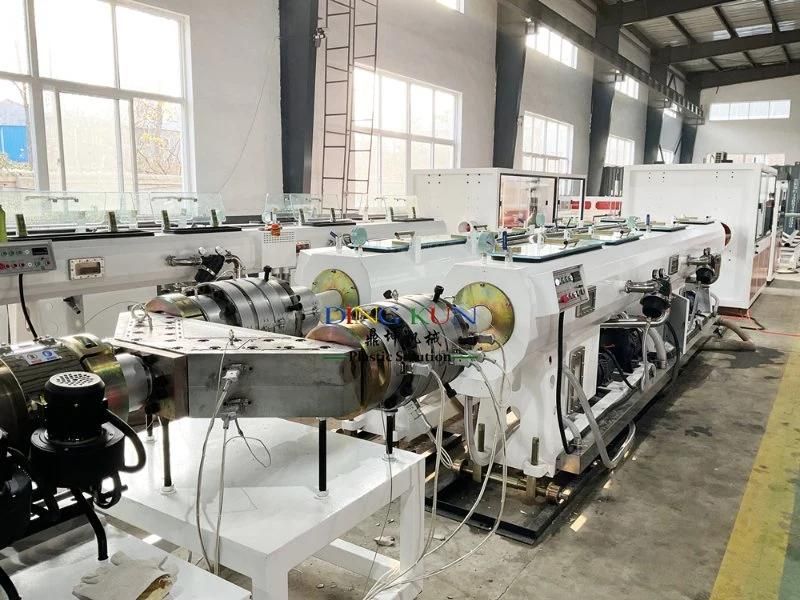 Electric PVC Pipe Machine / Plastic Water Pipe Extrusion Machine Line