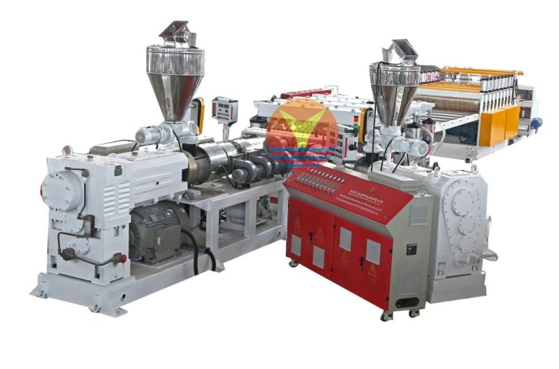 Plastic Foaming Board Making Machinery/ Plastic Sheet Extrusion Line