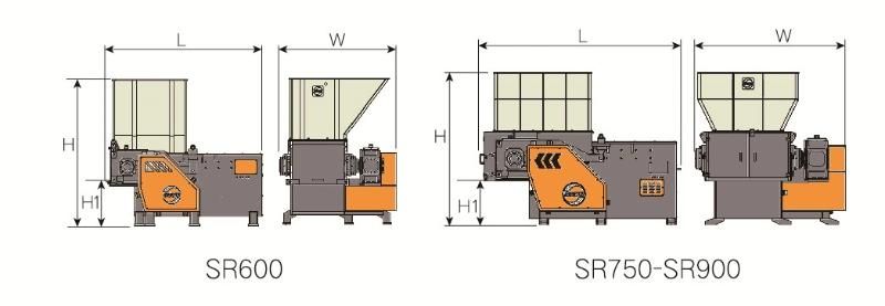 Wood Shredder/Wood Pallet Shredder/Wood Single Shaft Shredder/Wood Crusher/Wood Crushing Machine Shredder