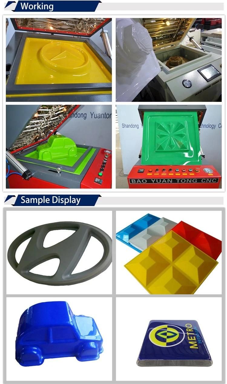 Letter Making 3D Sublimation Movable Thermo Vacuum Forming Machine