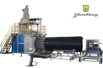 HDPE/PP Krah Spiral Winding Sewage Pipe Making Machine