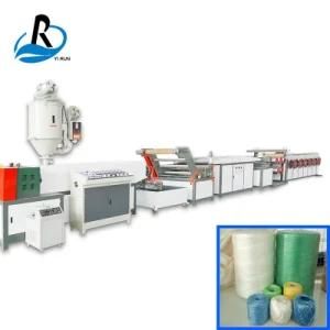 Recycle Plastic PP Extruder Baler Twine Making Rope Machine