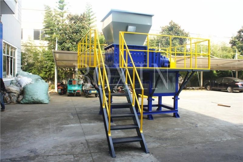 304 Stainless PP PE Plastic Shredder /Waste Tyre Recycling Machine Equipment Tire Shredder Machine Tire Crusher Production Line Rubber Crumb Grinding Machine