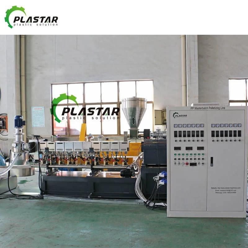 Pet PA ABS Parallel Twin Screw Plastic Granulation Line