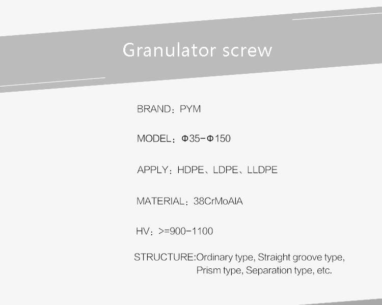 Micro Extruder Screw Barrel for PVC Pipe