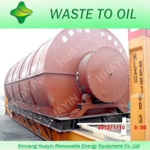 High Technology Recycling Plant of Plastic to Black Oil