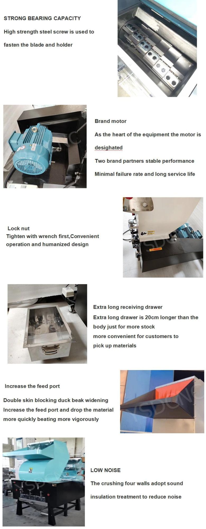 Claw Shape Blade of Large Model Plastic Granulator/Plastic Crusher/Pet Bottle