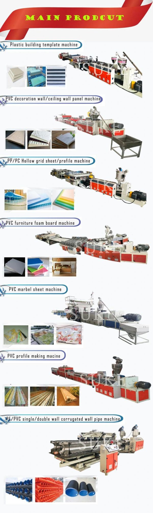 PP PE Hollow Sheet PP Polypropylene Twin Wall Packing Board Making Machine