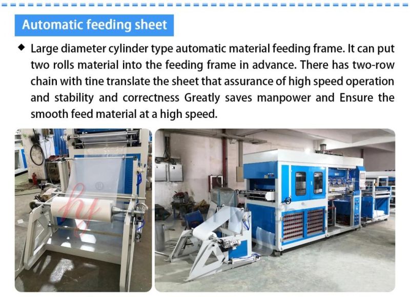 Plastic Pet Box Vacuum Thermoforming Machine