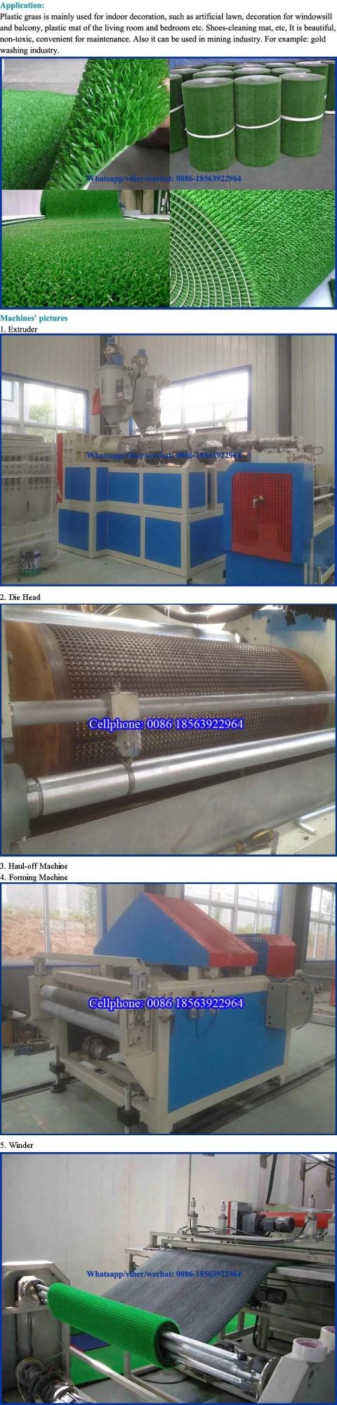 Plastic Flooring Mat Making Machine