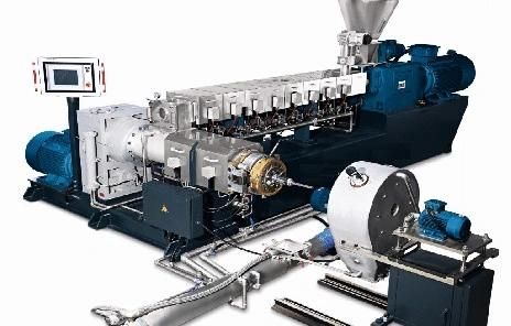 Plastic PP PE EVA Granulating Line /CaCO3 Filler Masterbatch Machine