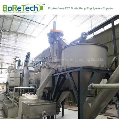 TL3000 Fiber Grade Plastic Flakes Hot Washing Plant