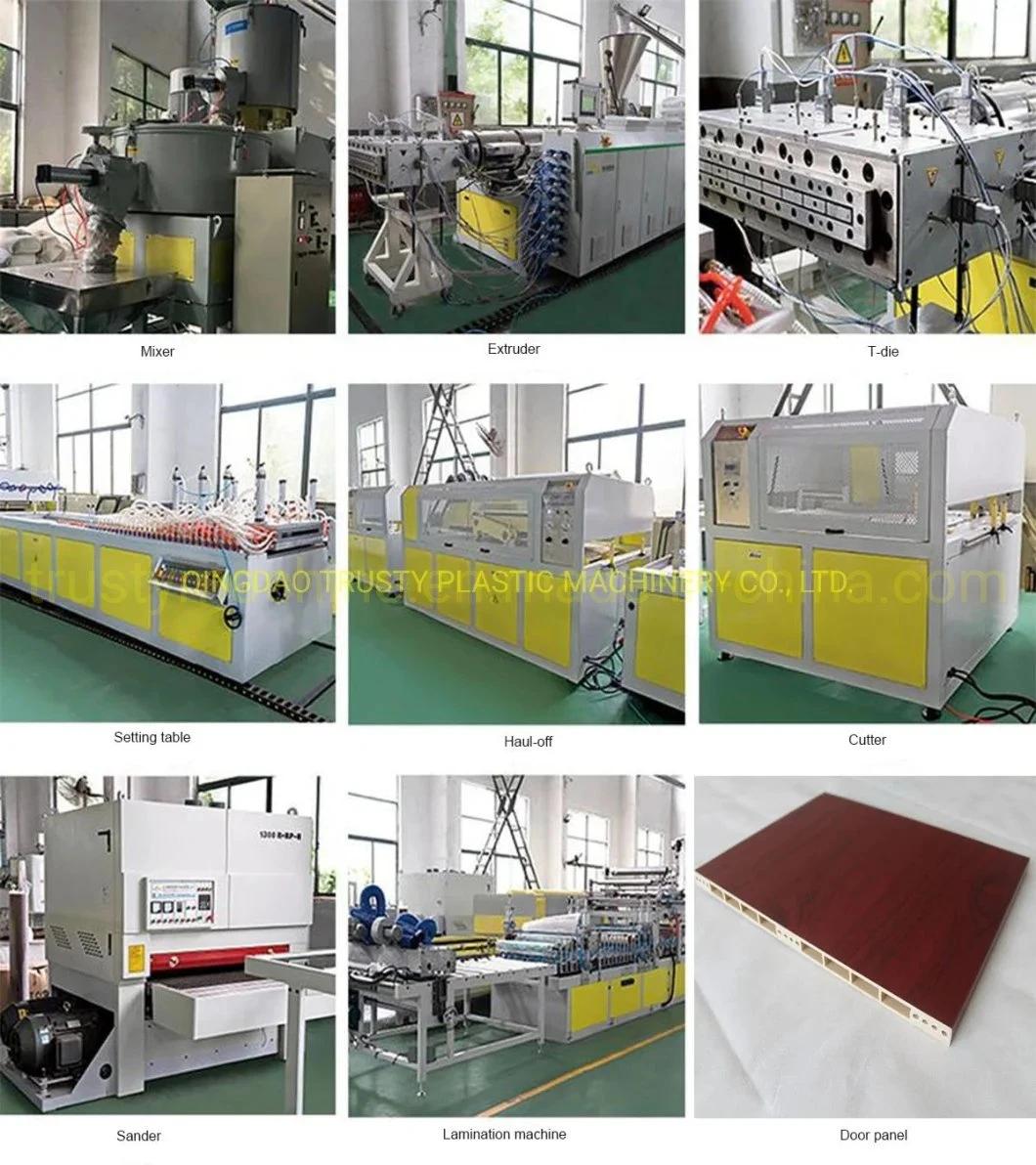 Sjsz80/156 Plastic PVC/WPC Door Panel Extrusion Line