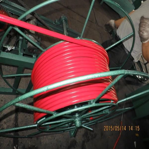 DN8-DN32 Corrugated Metal Hose PVC Coating Machine