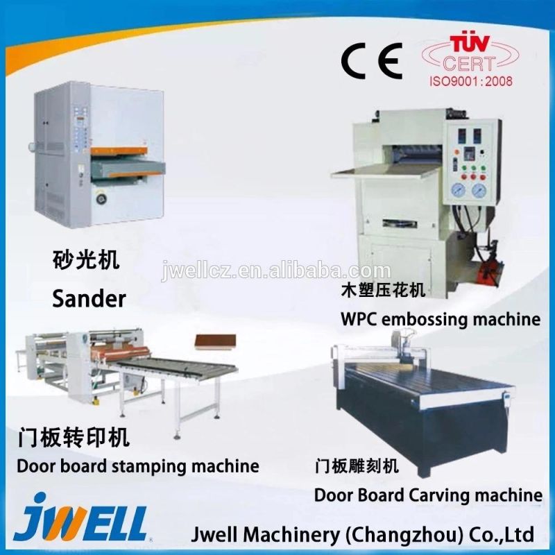 Jwell Plastic Recycling PE/PP WPC/ PVC Floor Panel Wall Board Profile Extrusion Line / Double Screw Type Sjz65/132, Sjz80/156, Sjz 92/188 Extrusion Line