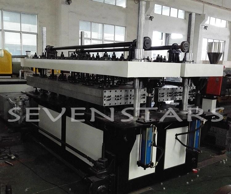 Plastic Sunlight PC Hollow Sheet / PP PE Extrusion Production Line