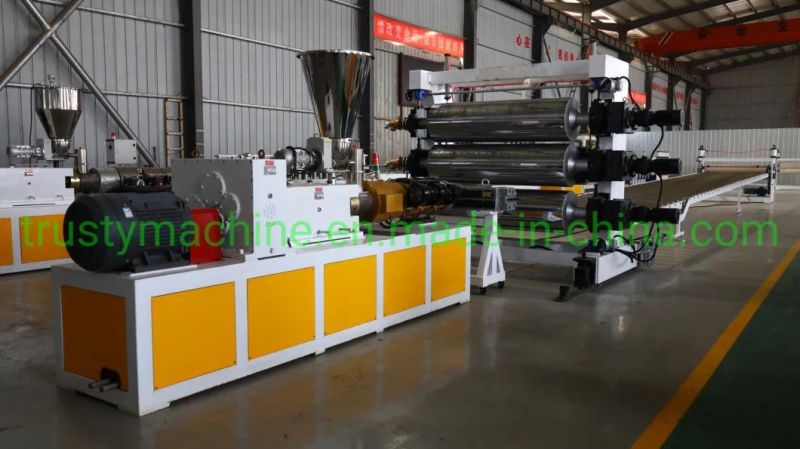 1220mm HDPE PP ABS Plastic Board Production Line with High Output