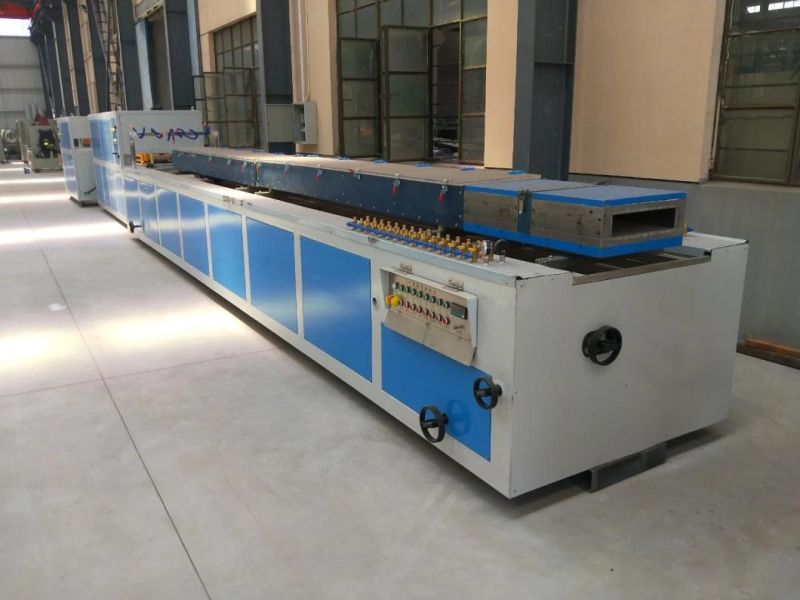 Good Performance PVC Window Door Ceiling Wall Panel Decking Fencing Gutter Cable Trucking Profile Corner Bead Production Line / Extrusion Line