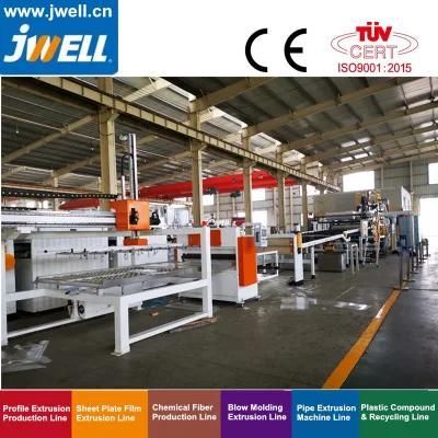 Jwell GPPS/PMMA Sheet/Board/Plate Extrusion Line/Extruder/Machine Made in China