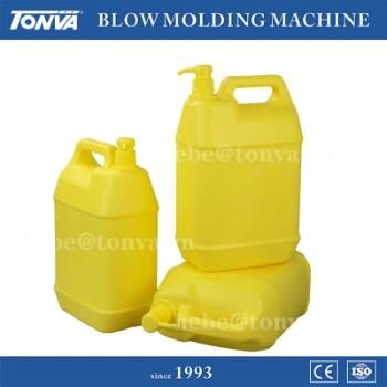 Tonva PE Material Dish Washing Liquid Bottle Detergent Bottle with Handle Making Blowing Extrusion Blow Molding Machine Hot Sale