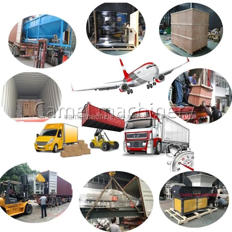 Swp Plastic Pipe Crusher with Air Blowing System and Silo