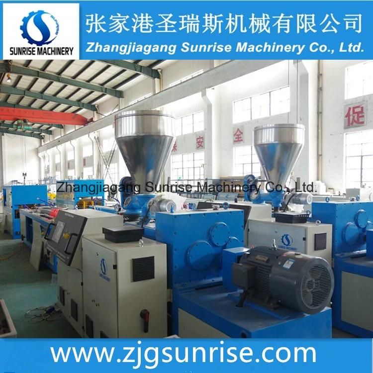 Plastic Extruder PVC Wall Panel Profile Making Machine