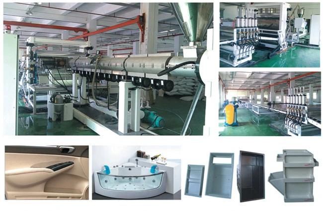 UPVC HDPE Corrugated Roofing Sheet Extrusion Making Machine Line