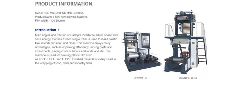 Mini Film Blowing Machine Film Blowing Machine Plastic Biodegradable Film Blowing Machine