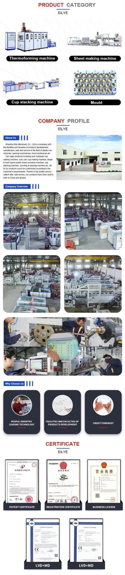 Hot Sale Dining Table Plastic Sheet Machine/Extrusion Line for Blister Packaging