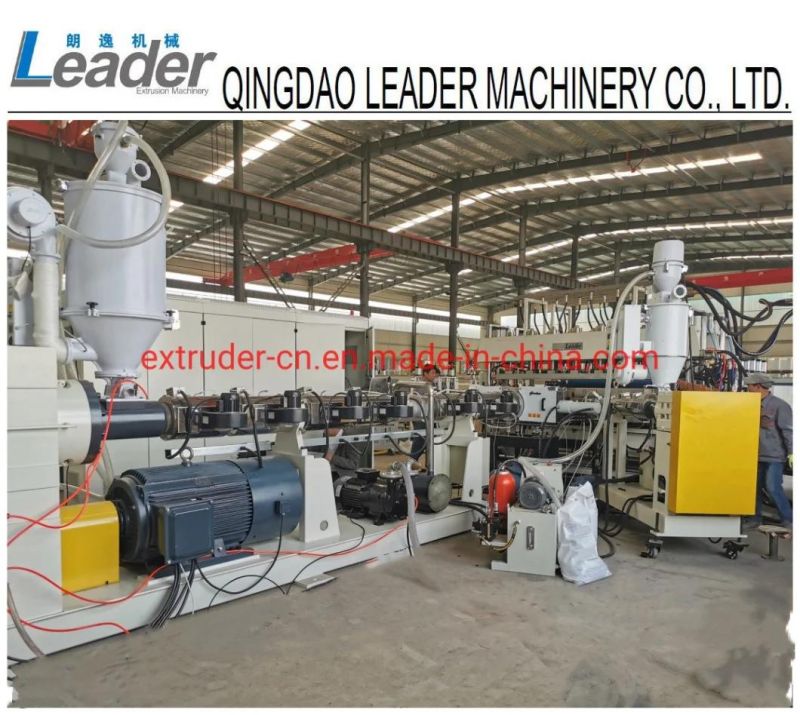 UV Resistance Polycarbonate PC Hollow Grid Sheets Extrusion Machine