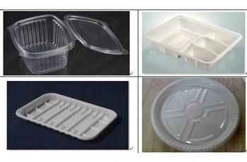 Multi Function Plastic Tray Egg Tray Food Container Plate Vacuum Flower Pot Thermoforming Forming Machine for PP PS Pet Material