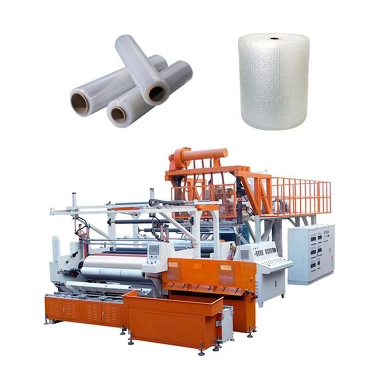 5 Layer PVC 1000mm Cast Stretch Film Making Machine Production Line