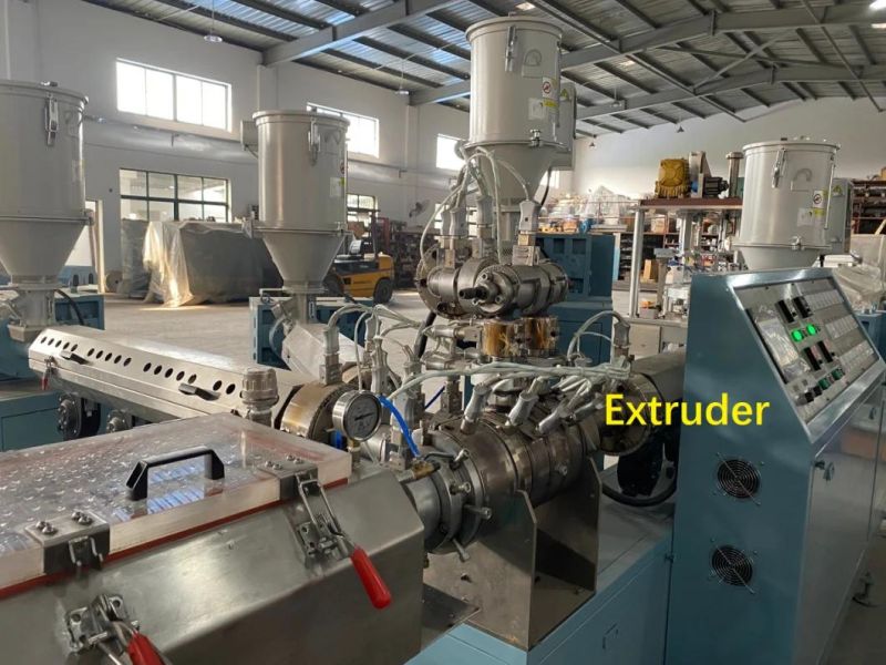 One Layer Extruder Tube Cut Machine