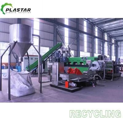 Waste Plastic Pelletizing Granulating Machine with No Mesh Screen Changer