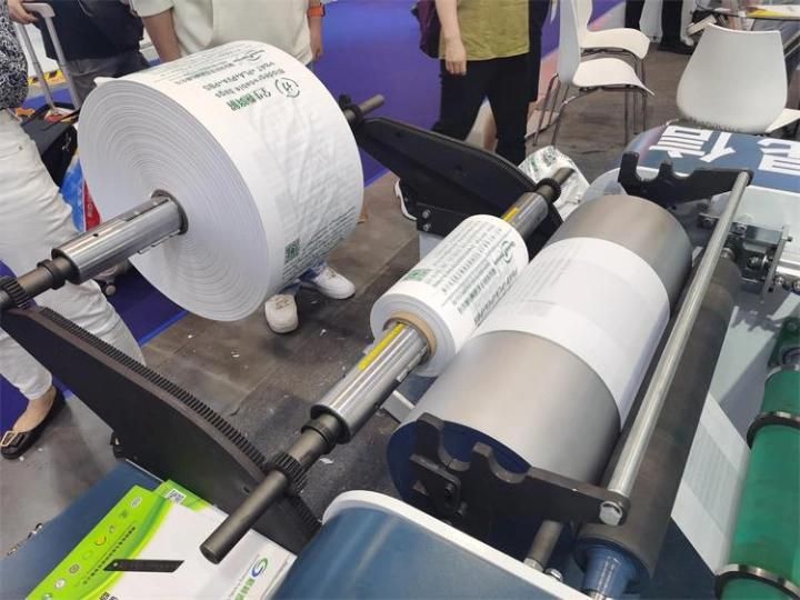 PE Double Head Film Extruding Machine Automatic Plastic Bag Film Blowing Machine
