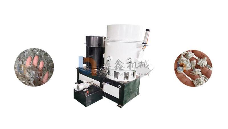 Boxin Bx-800 PP PE LDPE LLDPE BOPP Soft Material Bags Films Plastic Agglomerator Recycling Machine